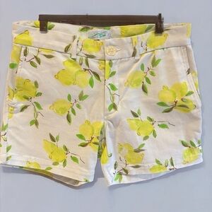 SEAPLANE Lemon Linen Hand Produced in US Shorts‎ with Personality Men’s S